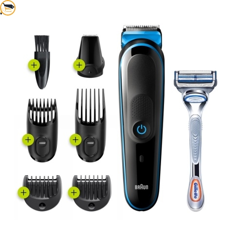 Braun Mgk 3242 Blk/Blu + Rzr Box Ceemea Erkek Bakım Kiti